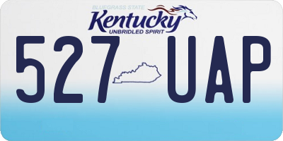 KY license plate 527UAP