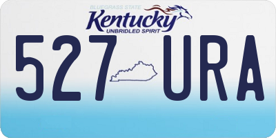 KY license plate 527URA