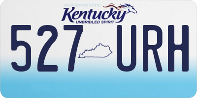 KY license plate 527URH