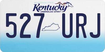 KY license plate 527URJ