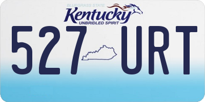 KY license plate 527URT