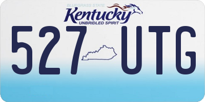 KY license plate 527UTG