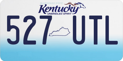 KY license plate 527UTL