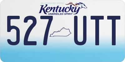 KY license plate 527UTT