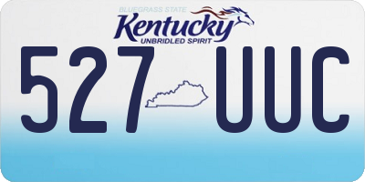 KY license plate 527UUC