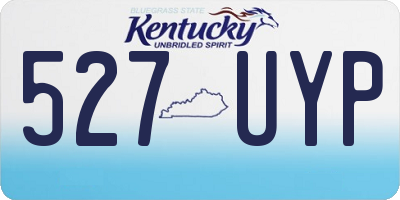 KY license plate 527UYP