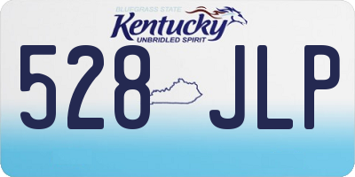 KY license plate 528JLP