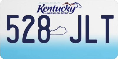 KY license plate 528JLT
