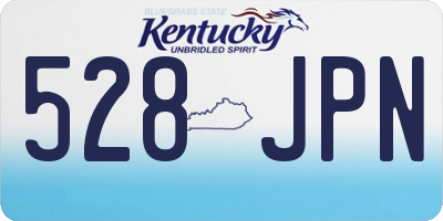 KY license plate 528JPN