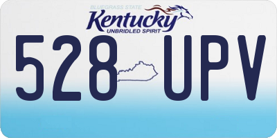 KY license plate 528UPV