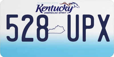 KY license plate 528UPX