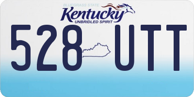 KY license plate 528UTT