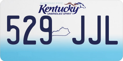 KY license plate 529JJL