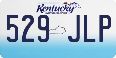 KY license plate 529JLP