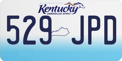 KY license plate 529JPD