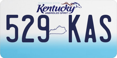 KY license plate 529KAS