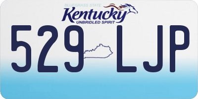 KY license plate 529LJP
