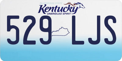 KY license plate 529LJS