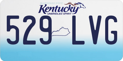 KY license plate 529LVG