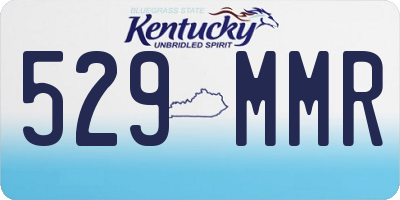 KY license plate 529MMR
