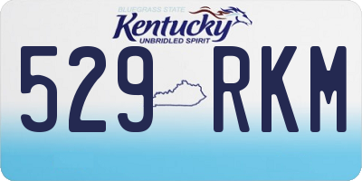 KY license plate 529RKM