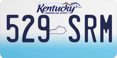 KY license plate 529SRM