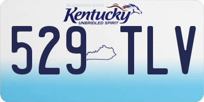 KY license plate 529TLV