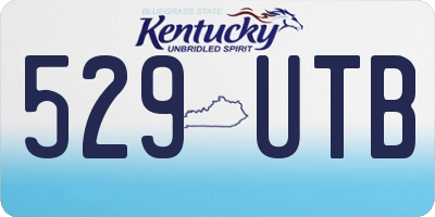 KY license plate 529UTB