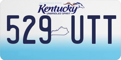 KY license plate 529UTT