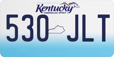 KY license plate 530JLT