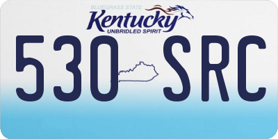 KY license plate 530SRC