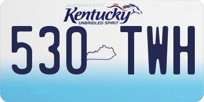 KY license plate 530TWH