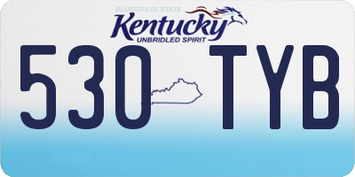 KY license plate 530TYB