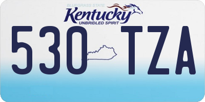 KY license plate 530TZA