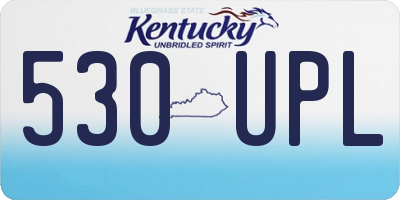 KY license plate 530UPL