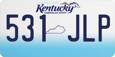 KY license plate 531JLP