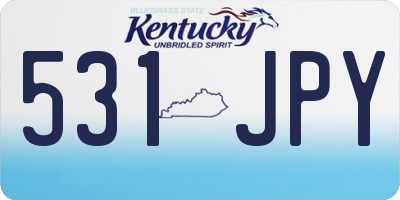 KY license plate 531JPY