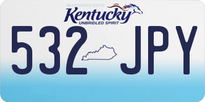 KY license plate 532JPY