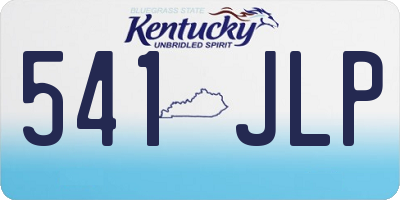 KY license plate 541JLP