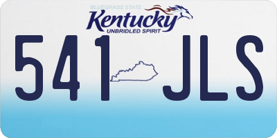 KY license plate 541JLS