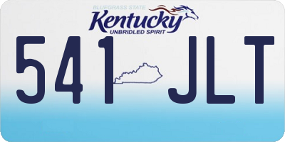 KY license plate 541JLT