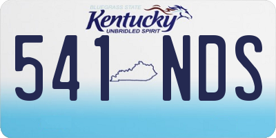 KY license plate 541NDS