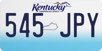 KY license plate 545JPY