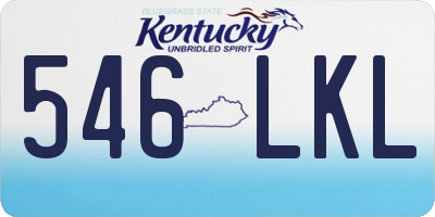 KY license plate 546LKL