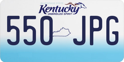 KY license plate 550JPG