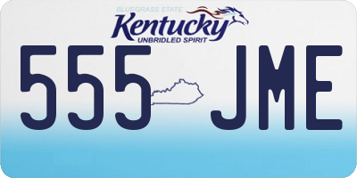 KY license plate 555JME
