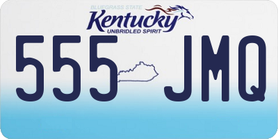 KY license plate 555JMQ