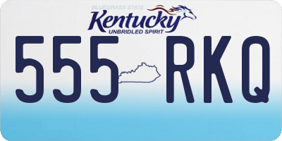 KY license plate 555RKQ