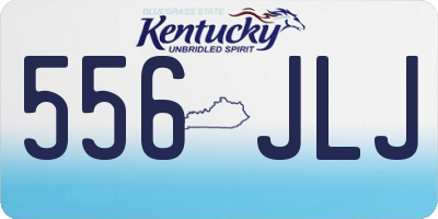 KY license plate 556JLJ
