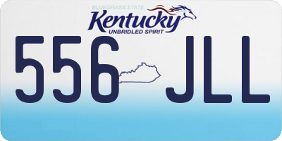 KY license plate 556JLL